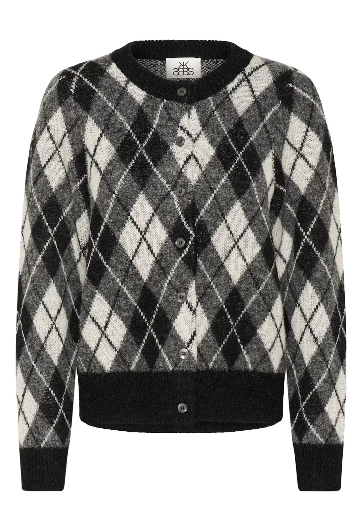 KBConstantine Cardigan-Black Harlequin
