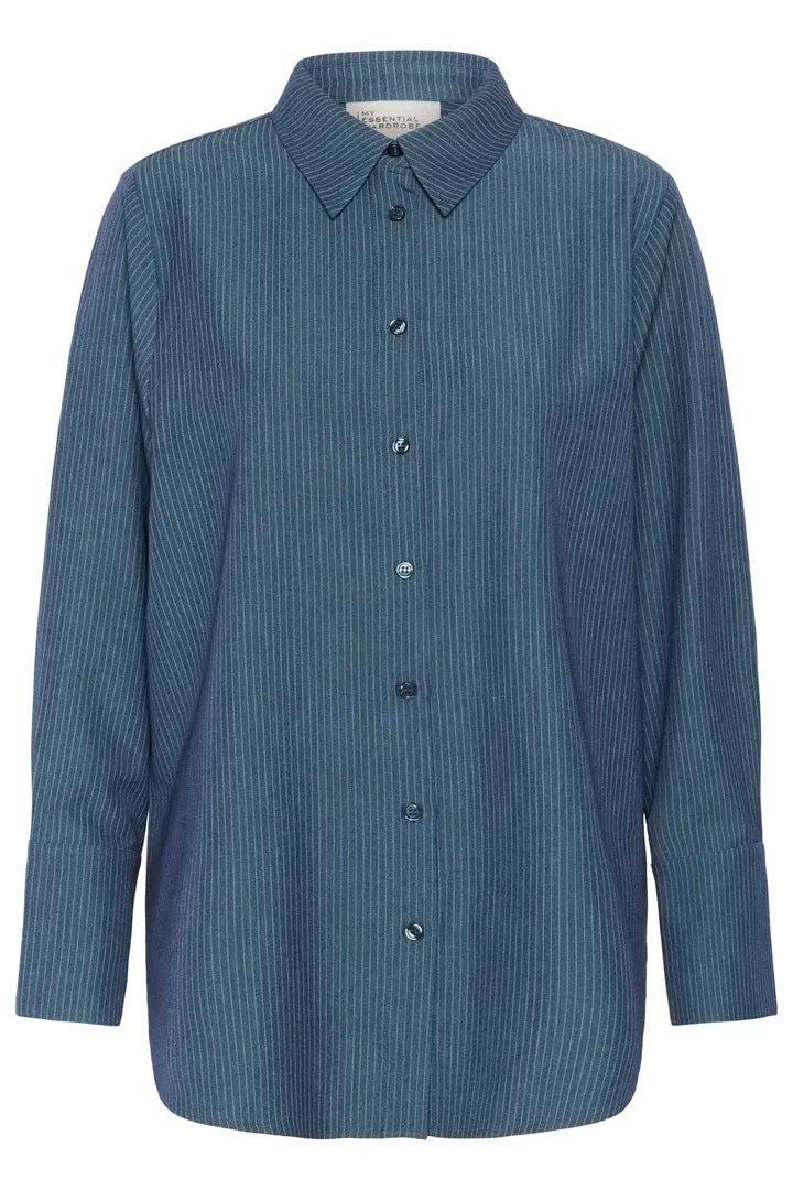 VittaMW Shirt-Dark Slate W. Stripe