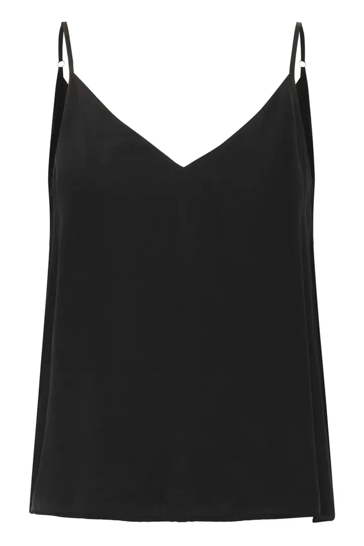 MWSilk Strap top-Black