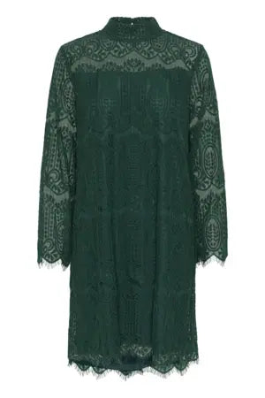 CUima Lace Short Dress-Botanical Garden