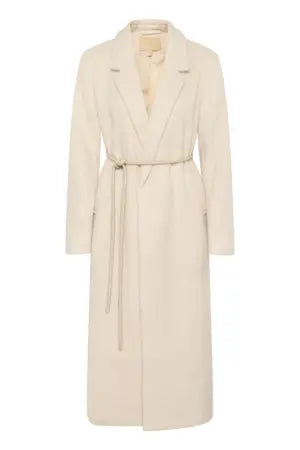 CUbelma Coat- Oyster Gray Melange