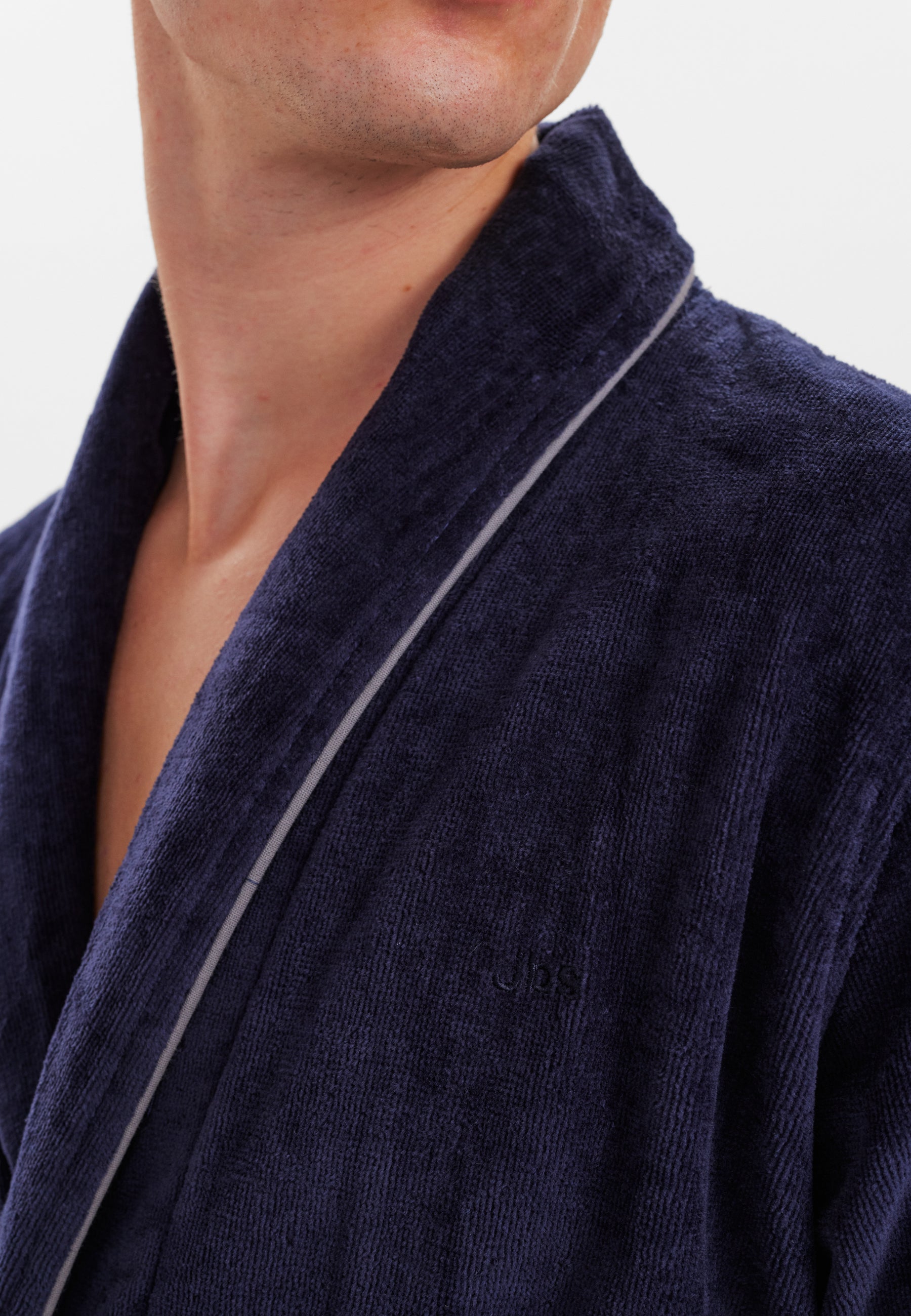JBS bathrobe. (Navy)