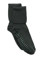 Baby Socks - Bamboo-Non-slip socks - (Forest Green)