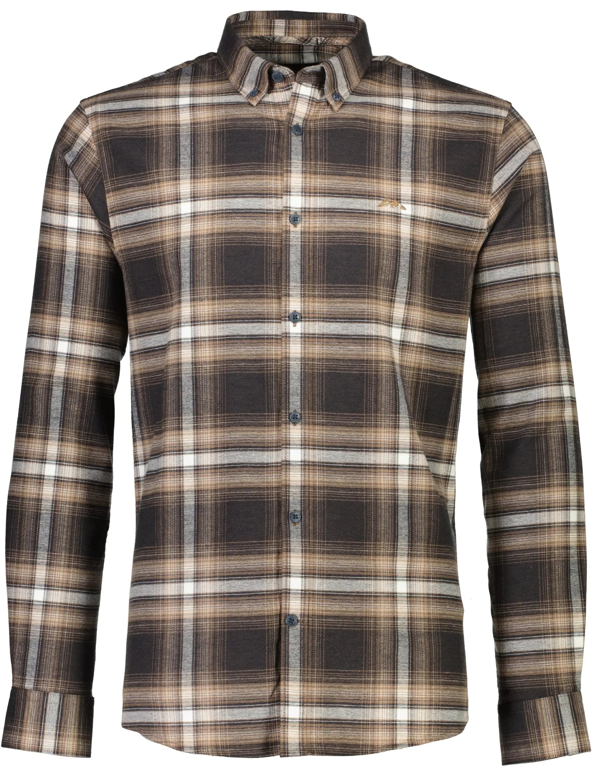 Brushed checked shirt L/S