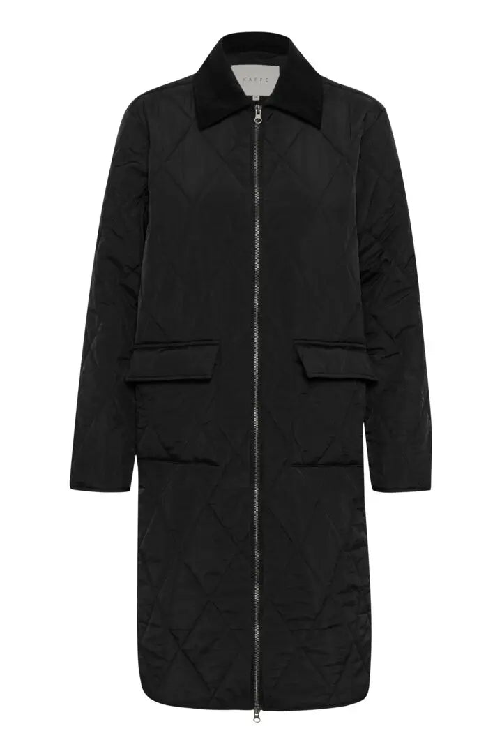 KAanneli Long Jacket-Black Deep