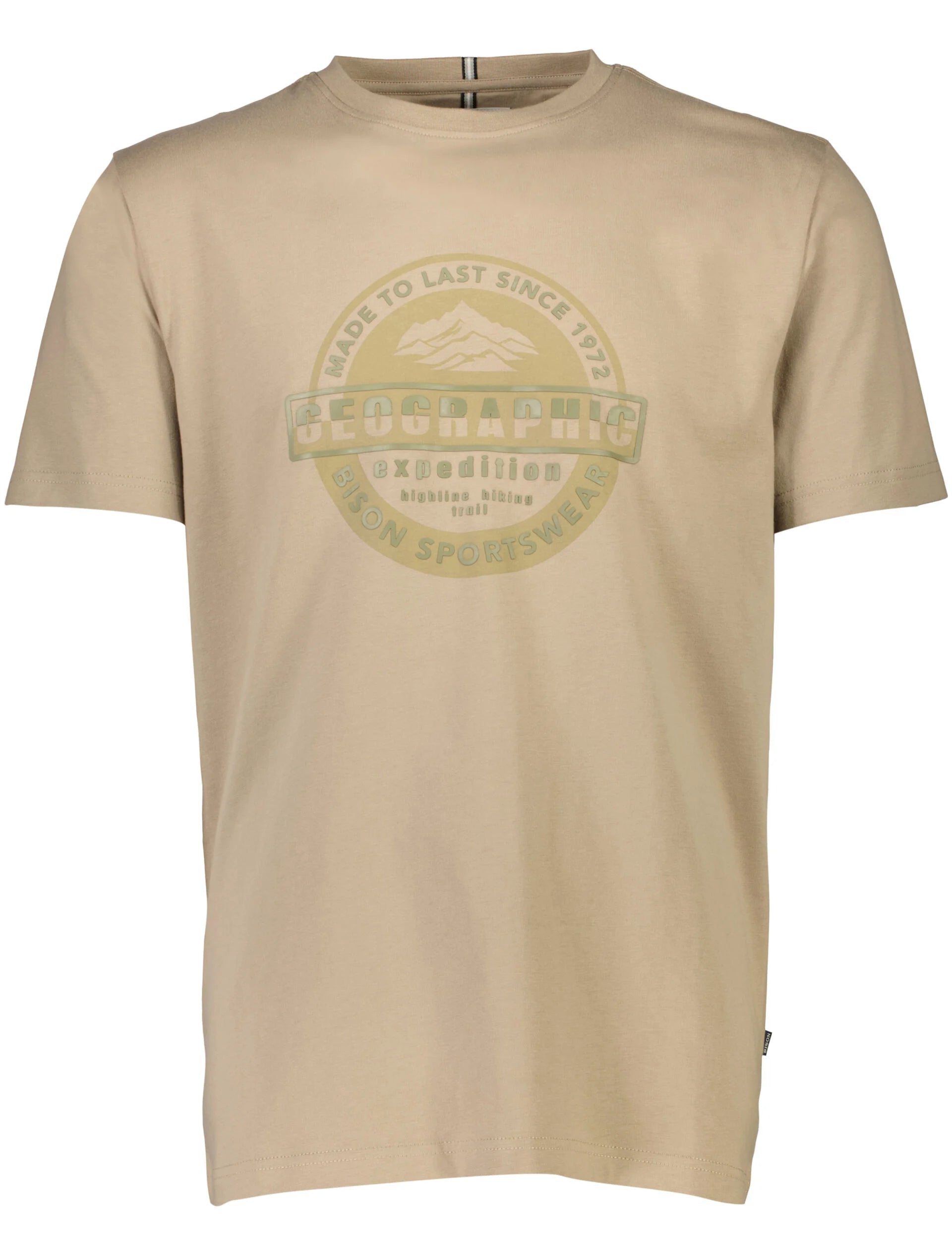Bison Logo o-neck tee with print
