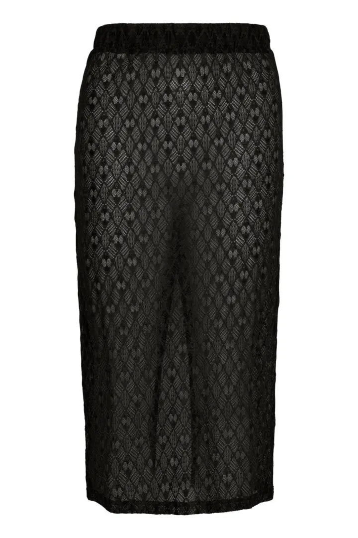 ViolaMW Lace Skirt-BLACK