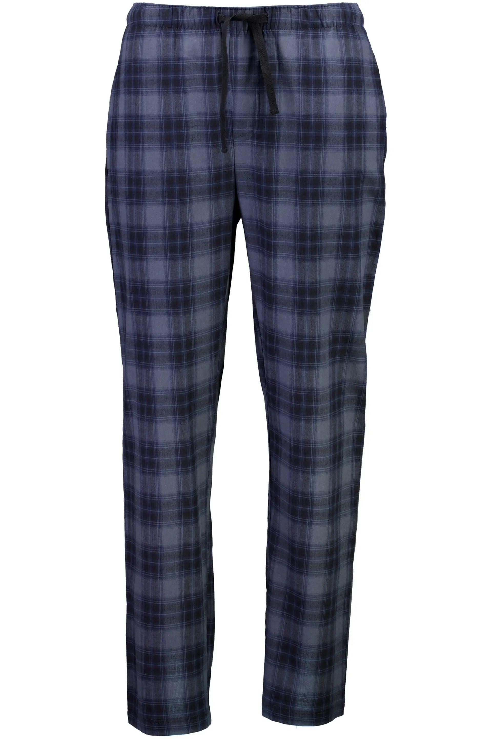 Herringbone checked brushed pyjama pants
