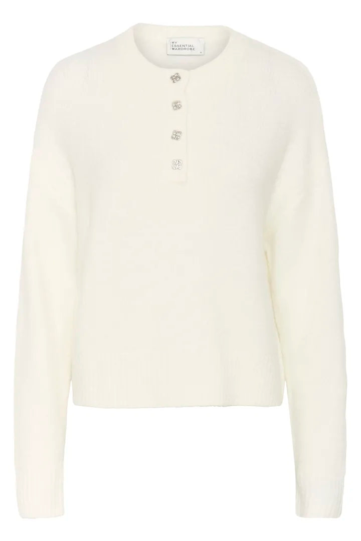 MWEllie Knit Pullover-Snow White