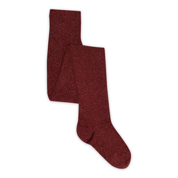 Glitter tights (Wine Red )