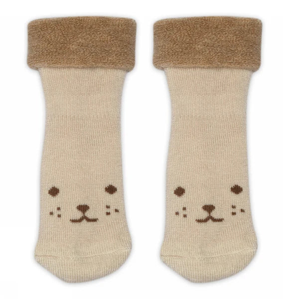 Arven socks-Ecru