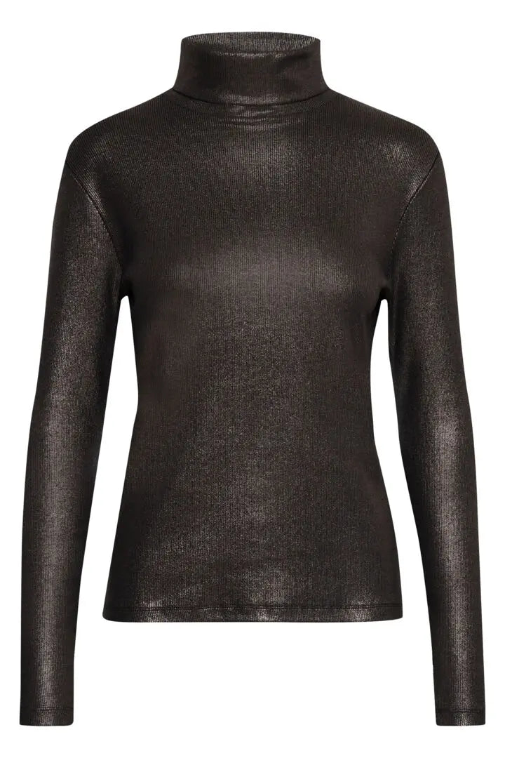 KaliraMW Rollneck Blouse-METALLIC