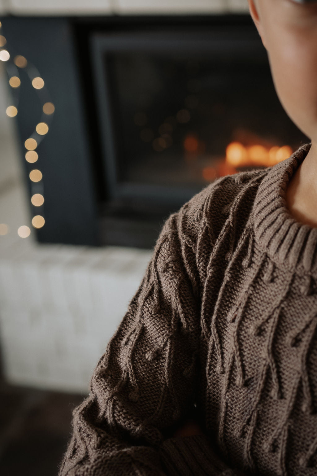 BON CABLE PULLOVER peysa