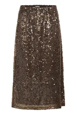 KAziggy Sequin Skirt-Black Coffee CC