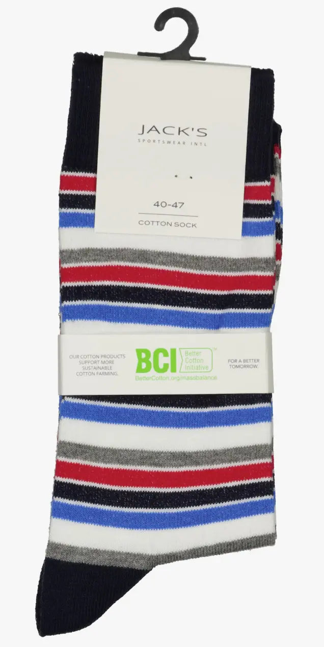 Block Striped Socks