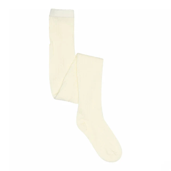 Wool rib tights (Snow White)