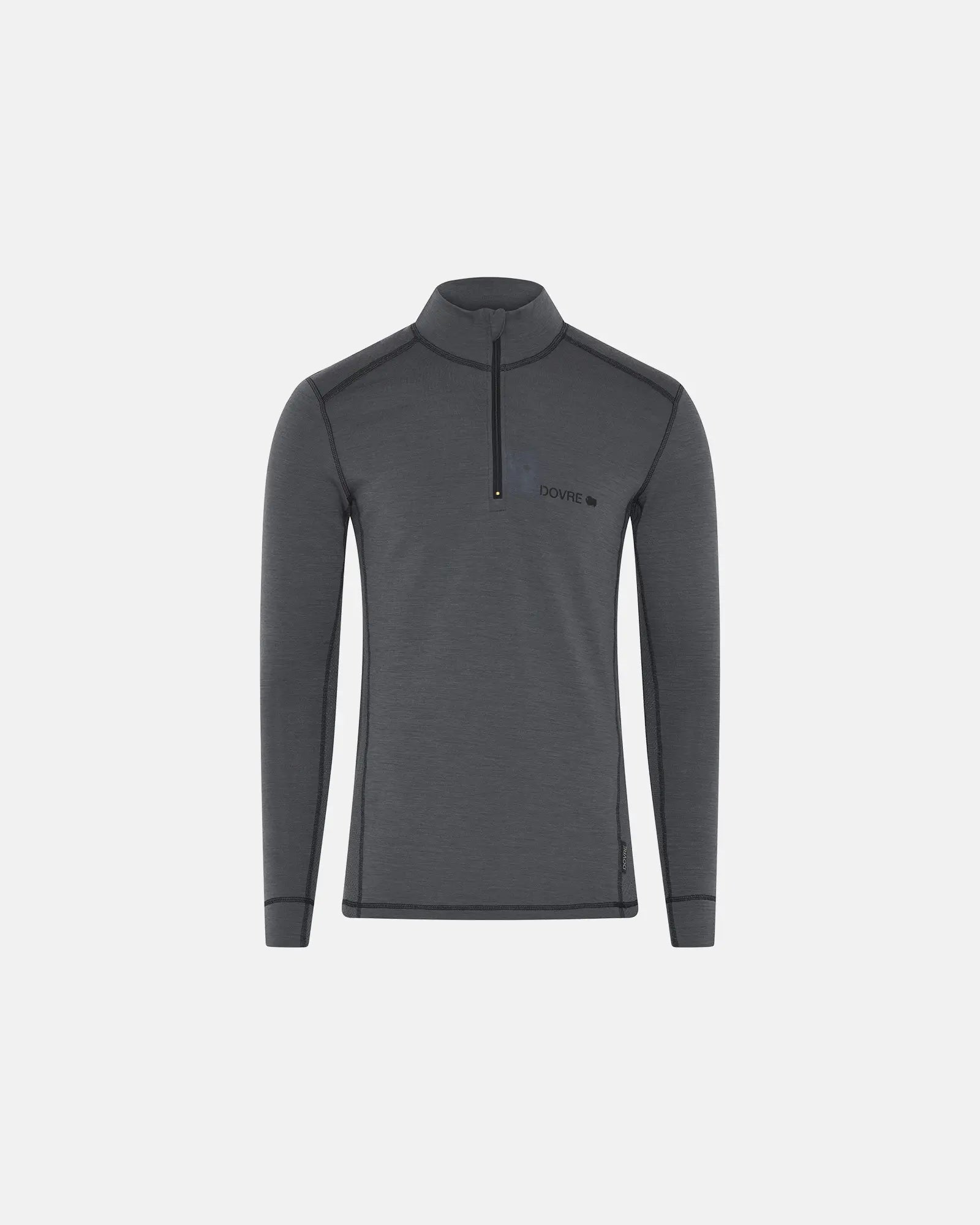 DOVRE WOOL LS SHIRT WITH ZIP