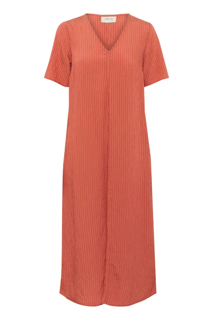 CRCelia Dress (Bruchetta Marshmallow Stripe)