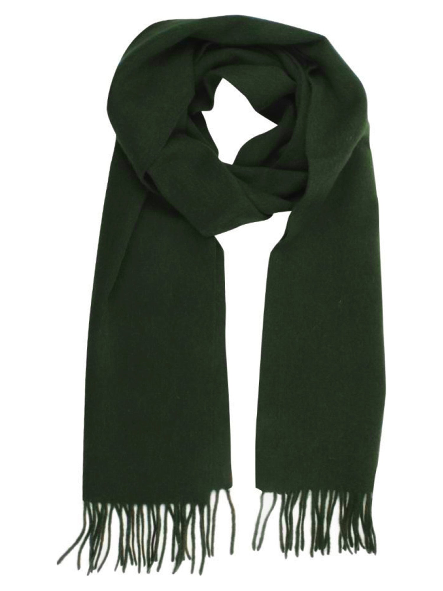 Scarf wool patterned (green)