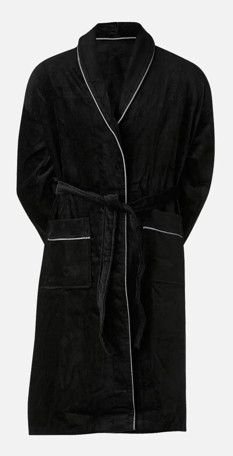 JBS bathrobe. (Black)